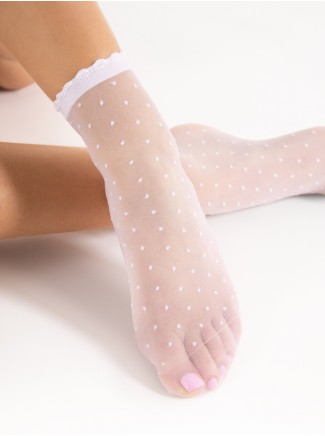 Fiore calzini a pois Bella 2