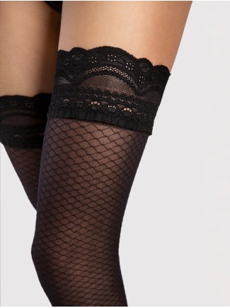 Fiore sexy calze autoreggenti 20 den modello Dolcezza 2