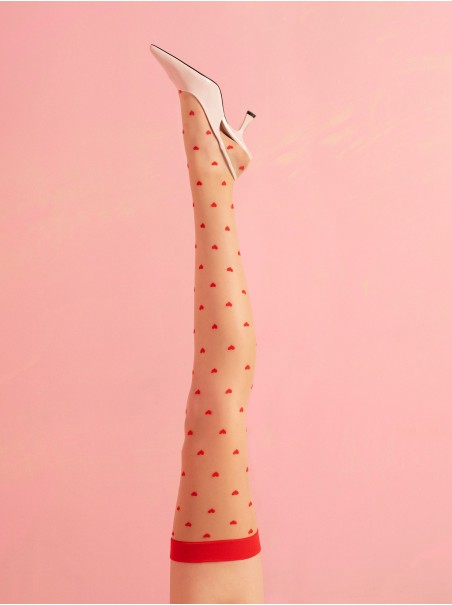 Fiore sexy calze per reggicalze 15 den Love Booster