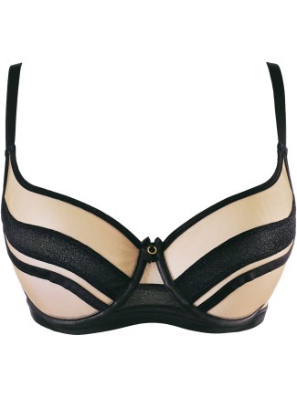 Axami Lingerie reggiseno soft in nero e beige 2