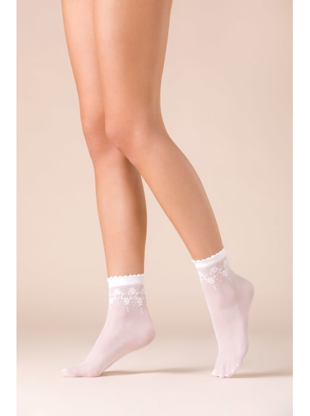 Gabriella calze calzini moda con dettaglio floreale modello Bloom