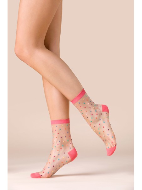 Gabriella calze calzini moda pois colorati modello Gigi Gabriella calze calzini moda pois colorati modello Gigi
