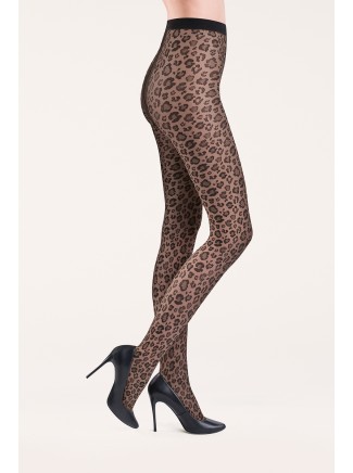 Gabriella calze collant moda leopardati Caty