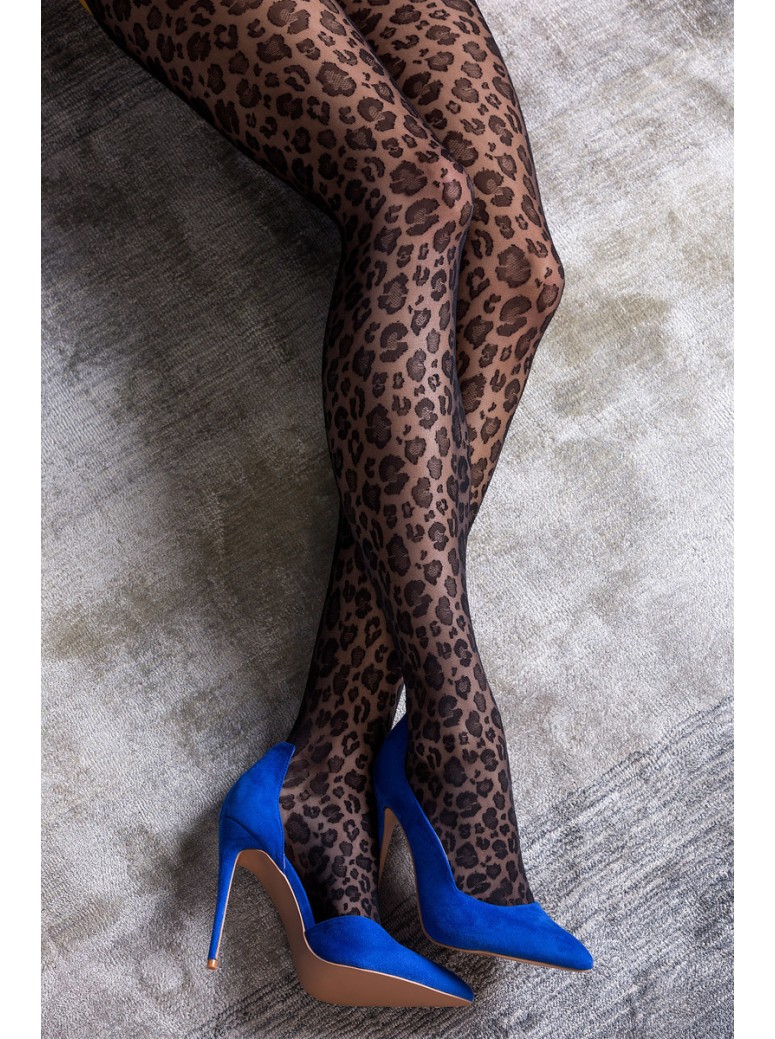 Gabriella calze collant moda leopardati Caty