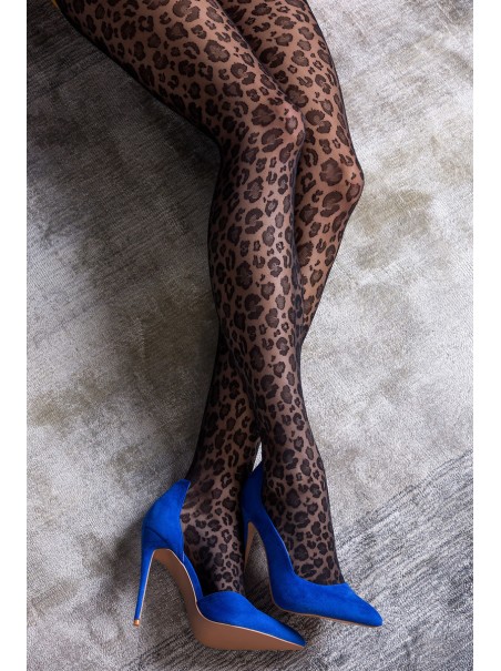 Gabriella calze collant moda leopardati Caty