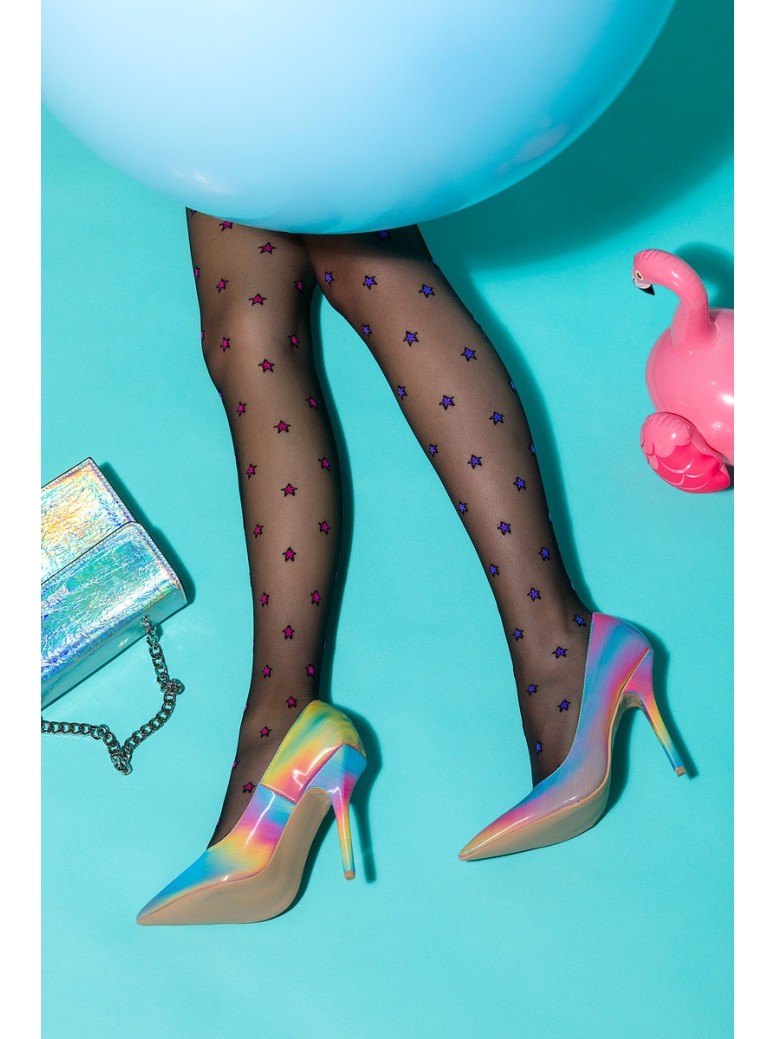 Gabriella calze sexy collant con stelle Stars Color