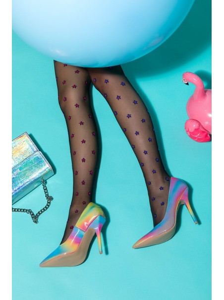 Gabriella calze sexy collant con stelle Stars Color