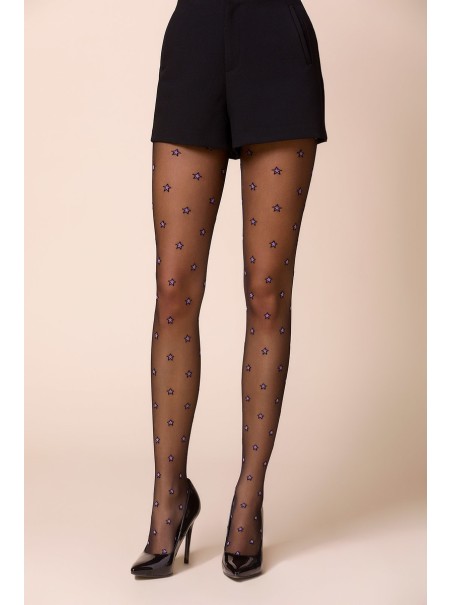 Gabriella calze sexy collant con stelle Stars Color