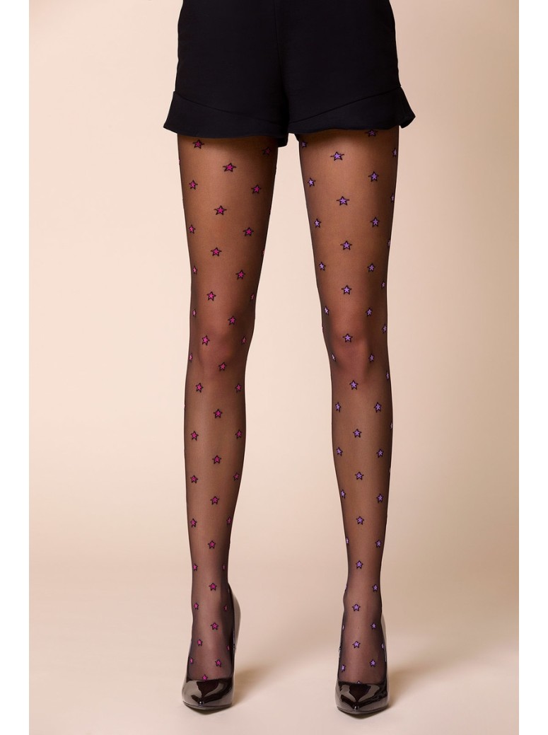 Gabriella calze sexy collant con stelle Stars Color