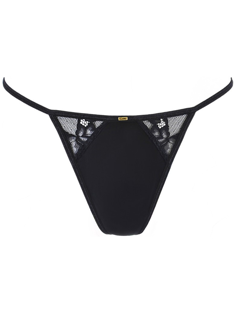 Axami Lingerie elegante chemise con decorazioni oro