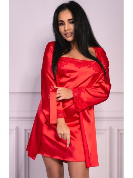 LivCo Corsetti set lingerie vestaglia chemise e perizoma Jacqueline