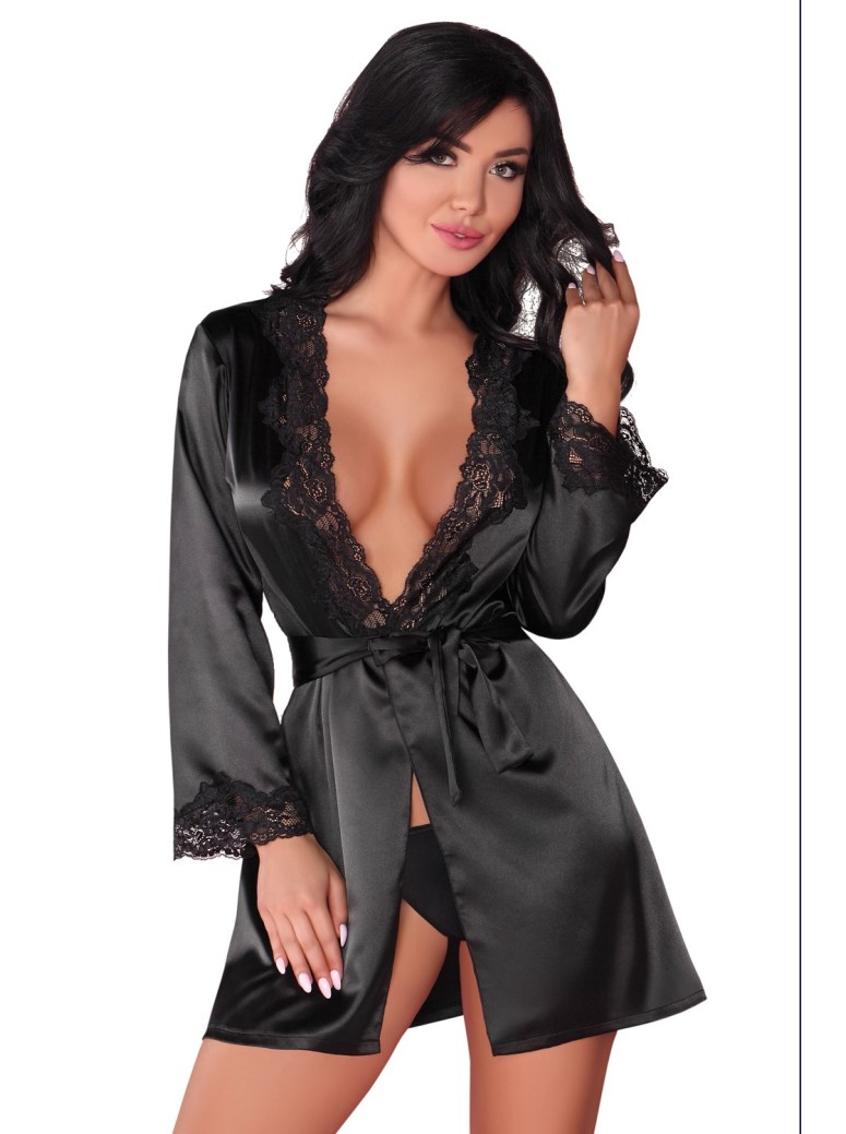 LivCo Corsetti set lingerie vestaglia chemise e perizoma Jacqueline