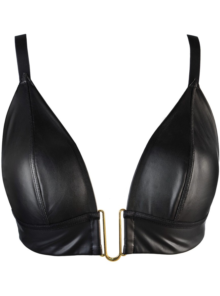 Axami Lingerie sexy reggiseno soft in ecopelle morbida