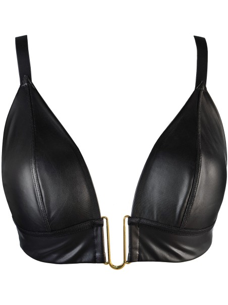 Axami Lingerie sexy reggiseno soft in ecopelle morbida
