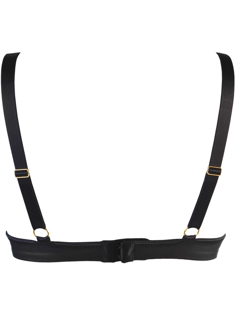 Axami Lingerie sexy reggiseno soft in ecopelle morbida