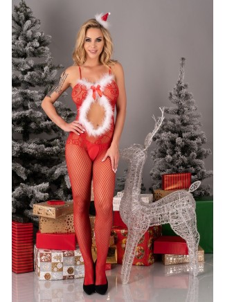 LivCo Affascinante Bodystocking Natalizia Magali