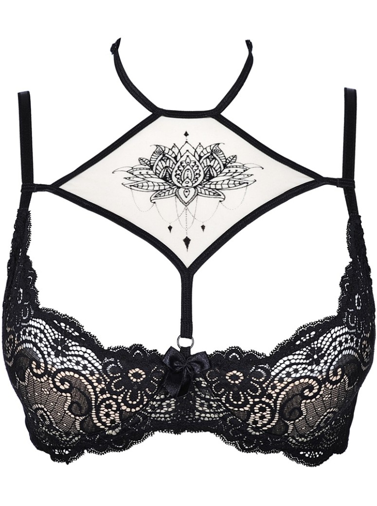Axami Lingerie reggiseno push-up con decorazione floreale