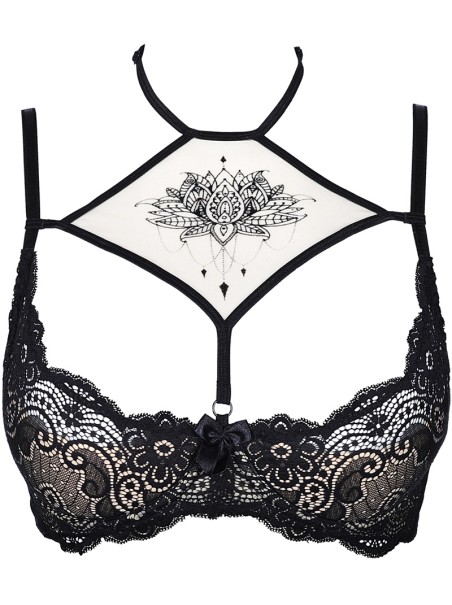 Axami Lingerie reggiseno push-up con decorazione floreale