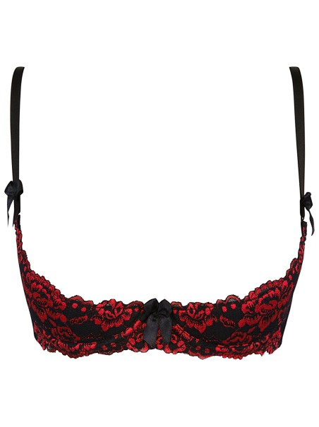 reggiseno mezza coppa in pizzo ricamato Axami Lingerie