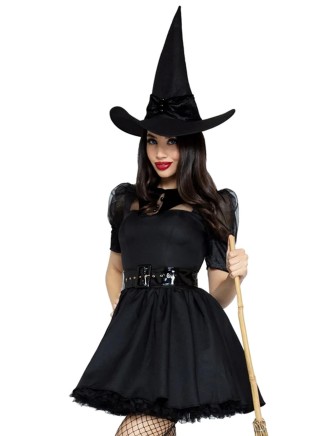 costume da Strega Incantatrice con cappello Leg Avenue