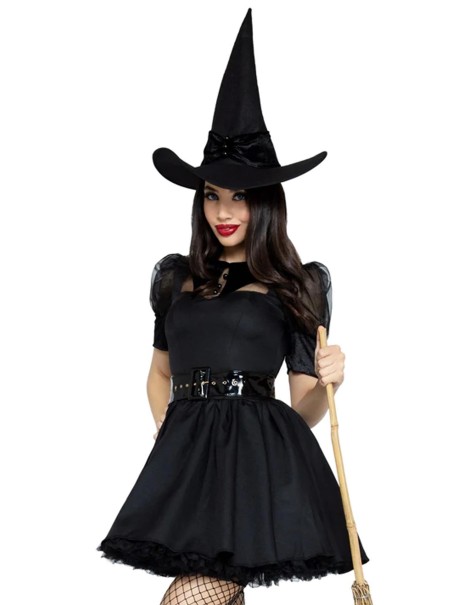 costume da Strega Incantatrice con cappello Leg Avenue