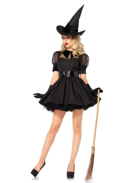 costume da Strega Incantatrice con cappello Leg Avenue