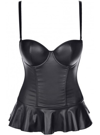 corsetto in ecopelle con ferretto Axami Lingerie 2