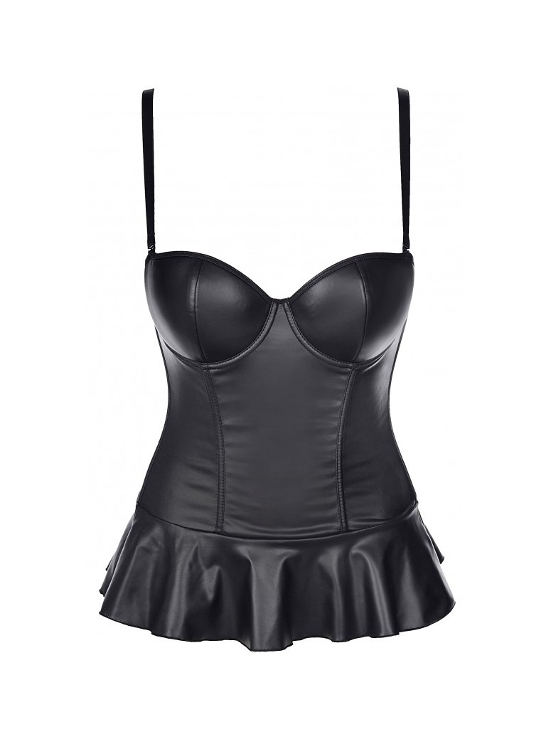 corsetto in ecopelle con ferretto Axami Lingerie