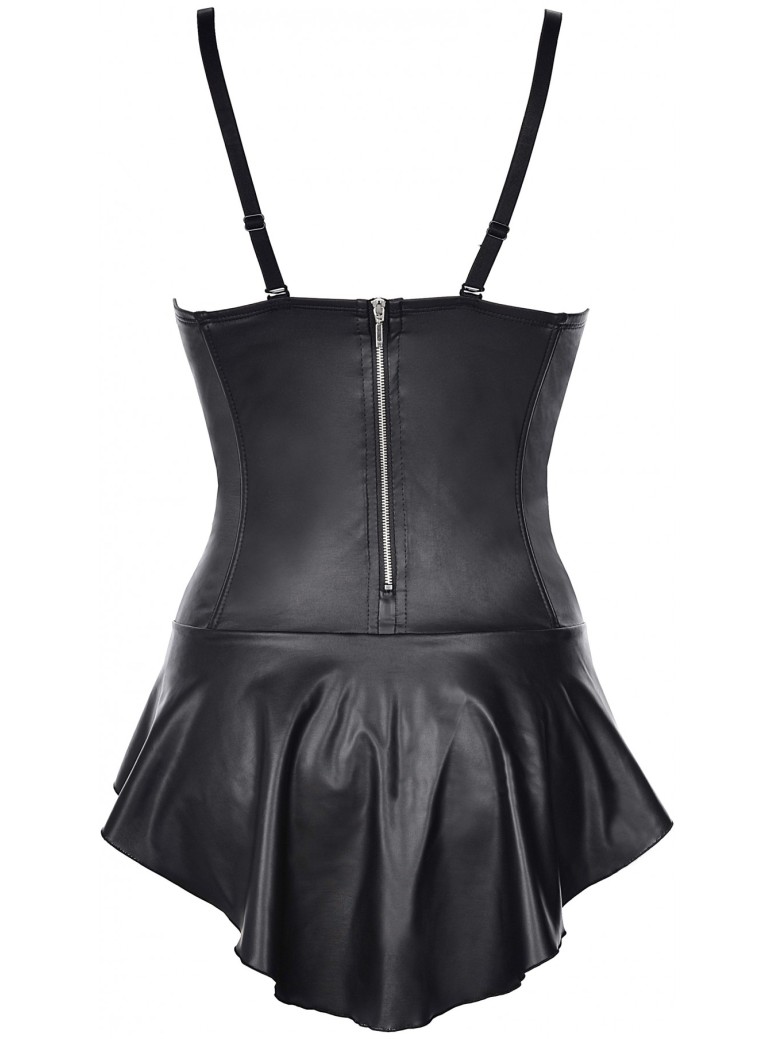 corsetto in ecopelle con ferretto Axami Lingerie