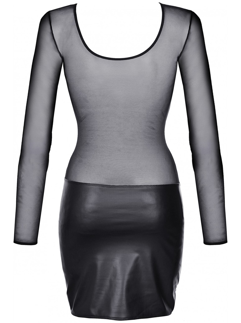 vestito in tulle e ecopelle Axami Lingerie