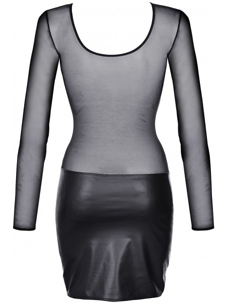 vestito in tulle e ecopelle Axami Lingerie