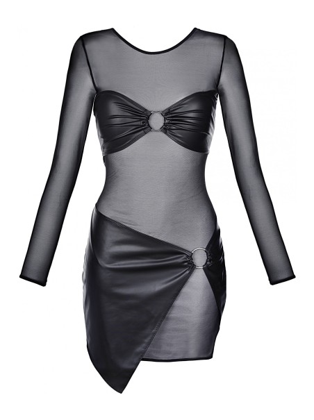 vestito in tulle e ecopelle Axami Lingerie