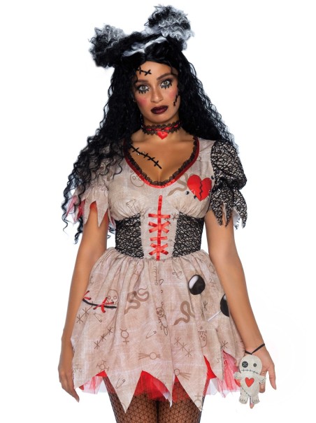 Leg Avenue Adorabile e inquietante costume da Bambola Voodoo