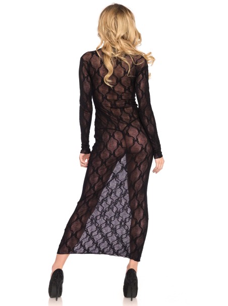 Leg Avenue Lingerie abito lungo in tulle nero Leg Avenue Lingerie abito lungo in tulle nero