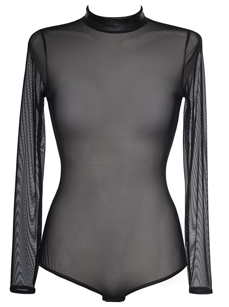 body a maniche lunghe in tulle nero  Axami Lingerie body a maniche lunghe in tulle nero  Axami Lingerie