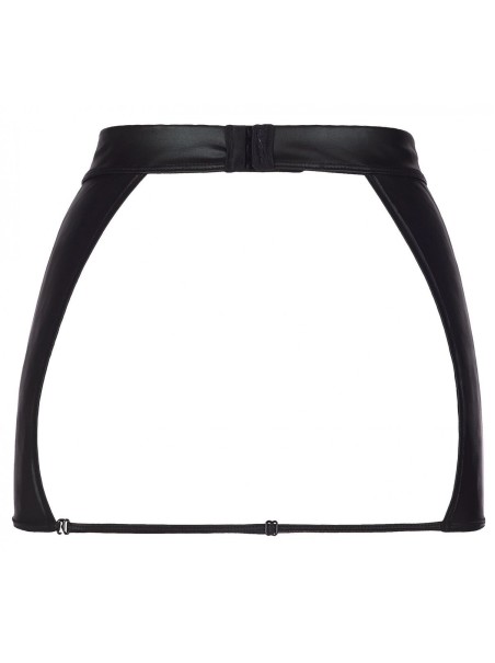 Axami Lingerie gonna in ecopelle aperta dietro