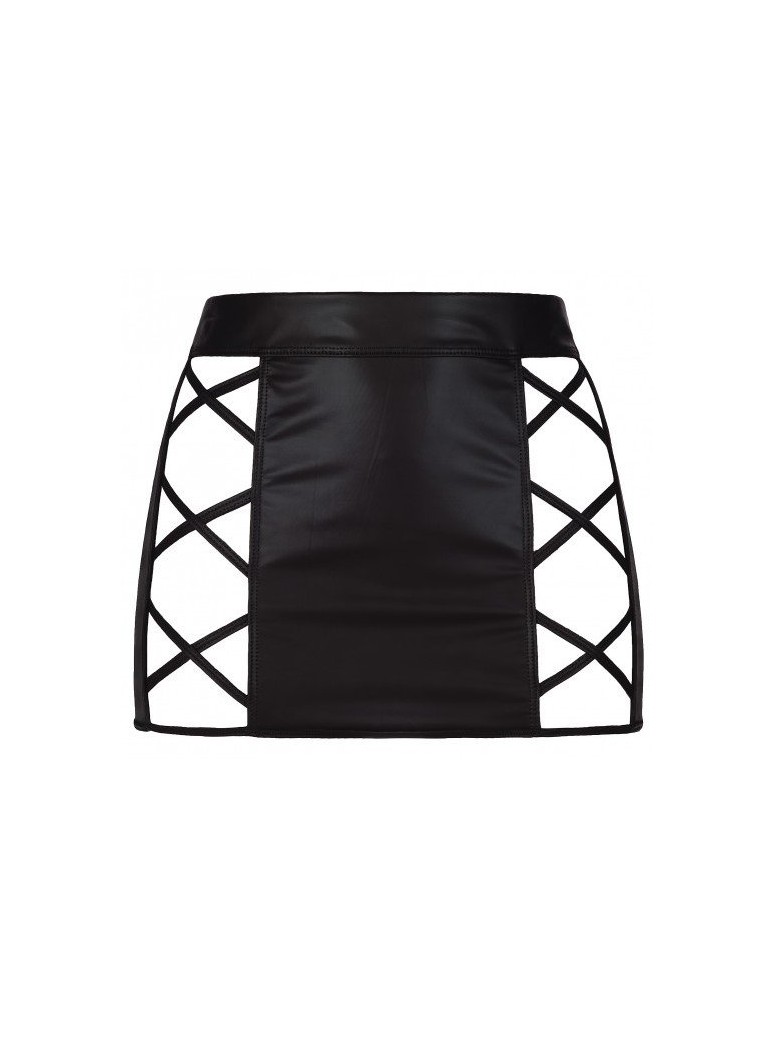 Axami Lingerie gonna in ecopelle aperta dietro