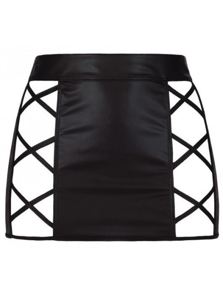 Axami Lingerie gonna in ecopelle aperta dietro