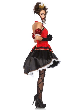 Leg Avenue costume broccato da regina con accessori 2