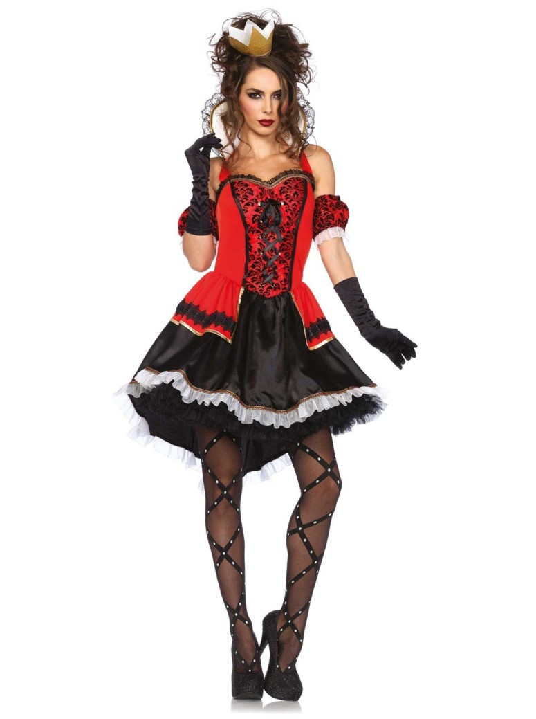 Leg Avenue costume broccato da regina con accessori
