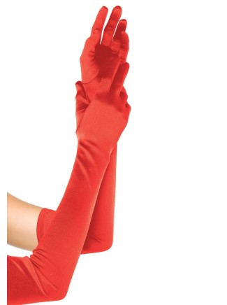 Leg Avenue Lingerie guanti satinati in cinque colori 2