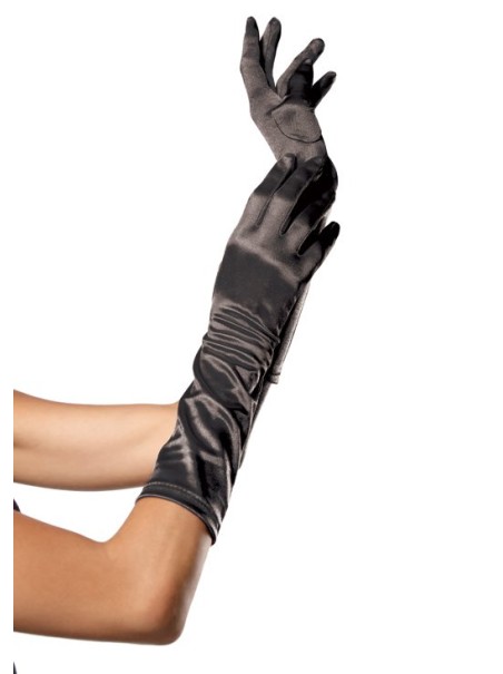 Leg Avenue Lingerie guanti satinati in tre colori