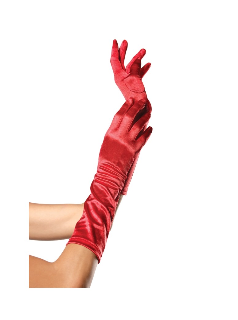 Leg Avenue Lingerie guanti satinati in tre colori