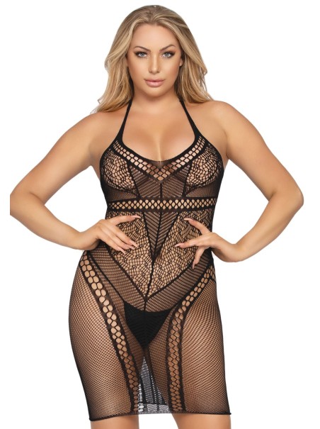 Leg Avenue Lingerie sexy abitino in microfibra elasticizzato Leg Avenue Lingerie sexy abitino in microfibra elasticizzato