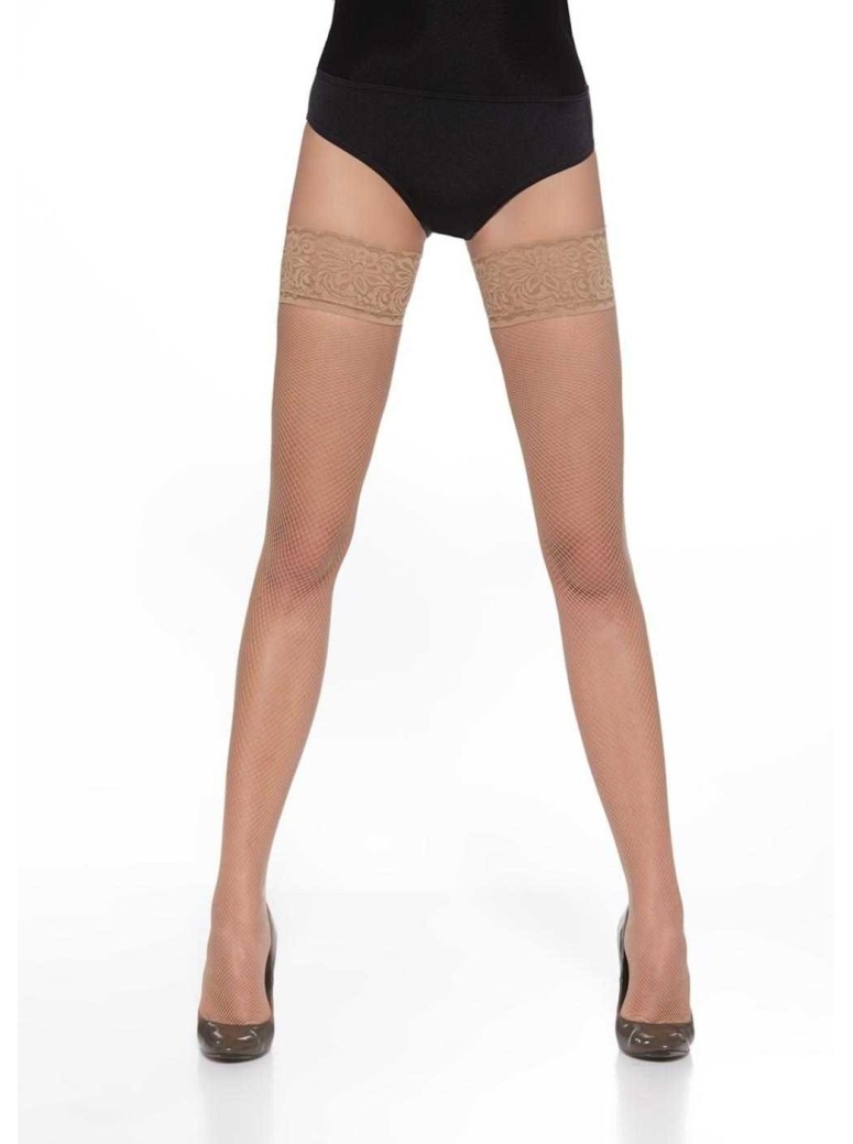 Bas Bleu calze autoreggenti a rete Lucrezia