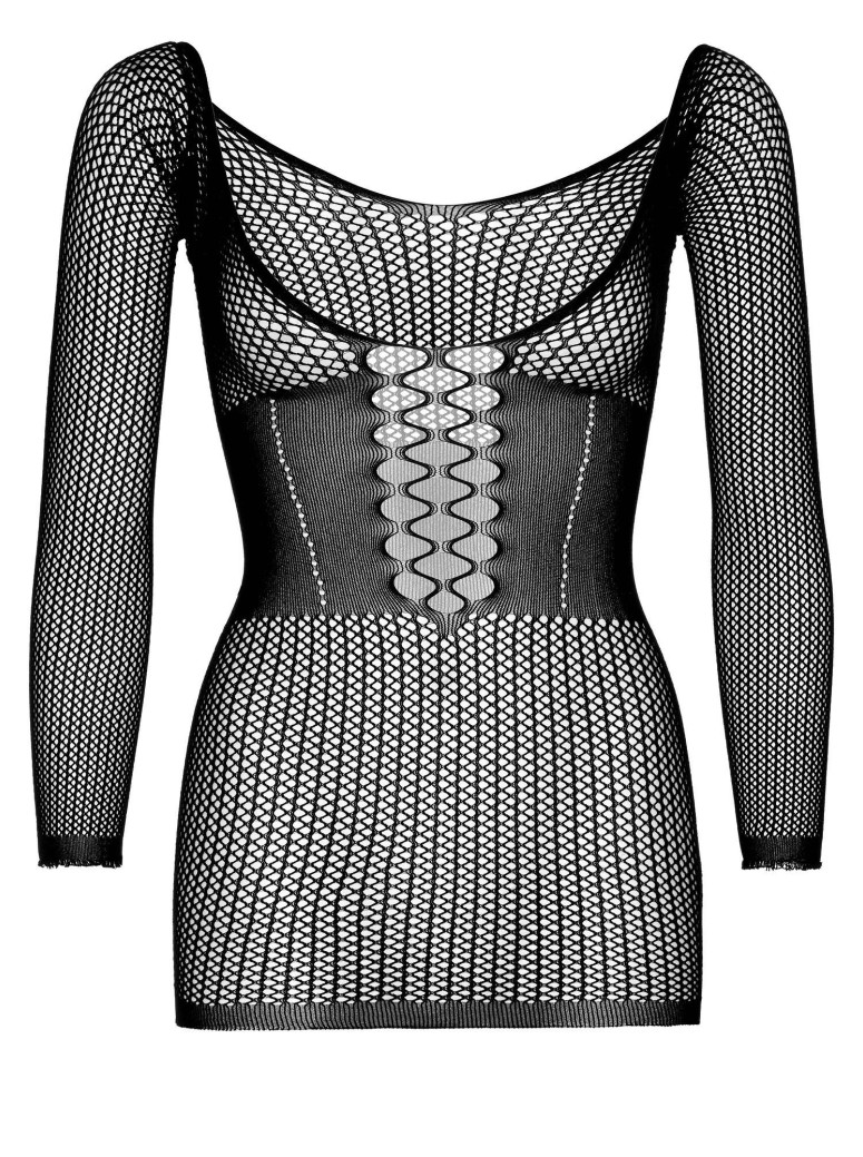 Leg Avenue Lingerie sexy abitino a rete a maniche lunghe
