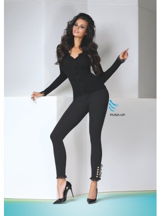 Bas Bleu leggings push up con perle Cheryl 2