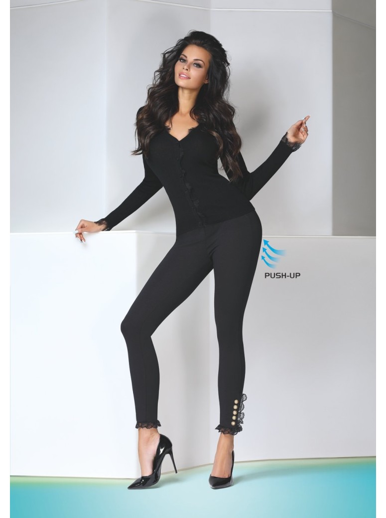 Bas Bleu leggings push up con perle Cheryl
