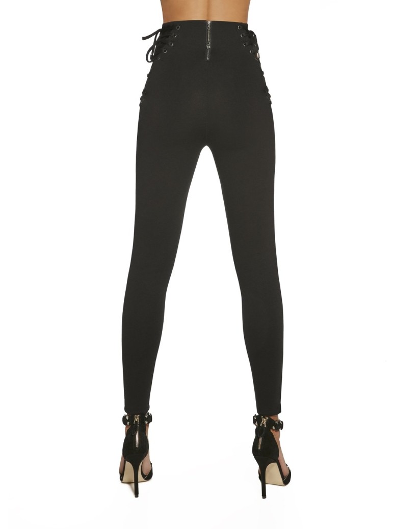 Bas Bleu leggings con stringhe laterali Sansa