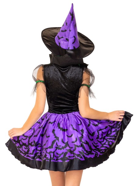 Leg Avenue costume da strega con pipistrelli per Halloween